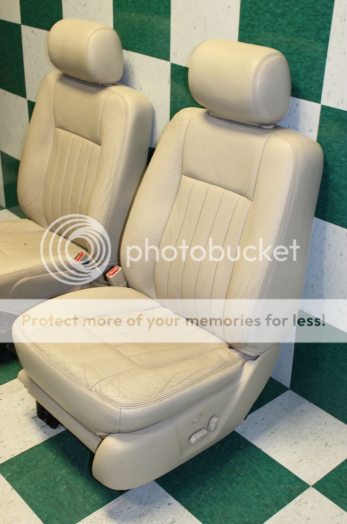 03 06 Navigator Tan Leather Interior Seats Set Front Buckets Second Third Row OE