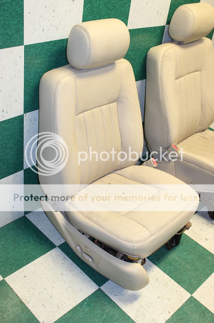 03 06 Navigator Tan Leather Interior Seats Set Front Buckets Second Third Row OE